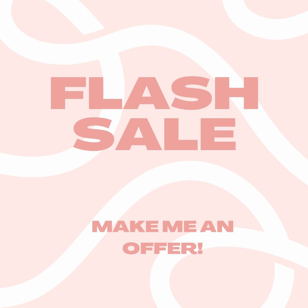 FLASH SALE! Make me an offer